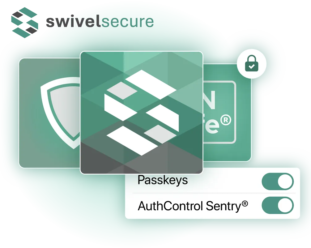 AuthControl Sentry® with passkeys and PINsafe® authentication options
